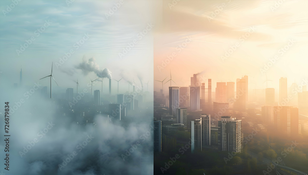 City that smoke from factory and surrounded with dust and pollutions. City that smoke from factory and surrounded with dust and pollutions.