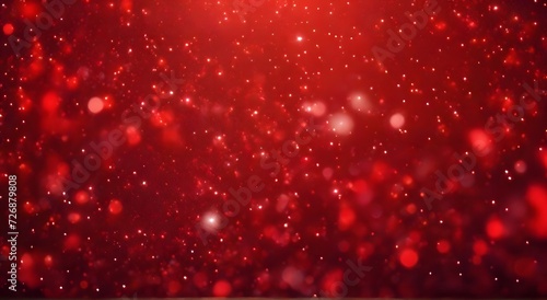 Red background with stars and space for your text. Vector illustration.