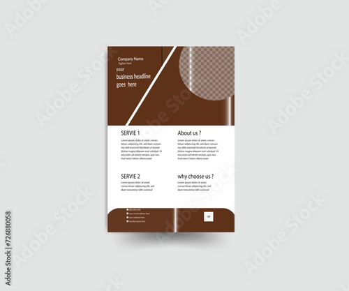 Business abstract vector template.  photo