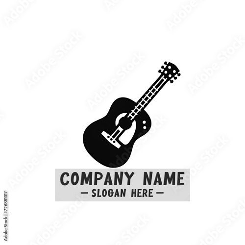 a design logo vector guitar name