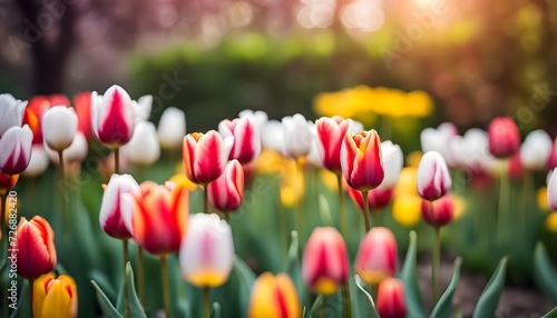 tulips in spring