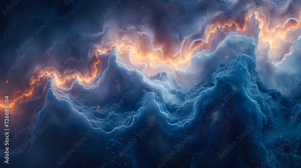 Computer Generated Image of an Ocean Wave