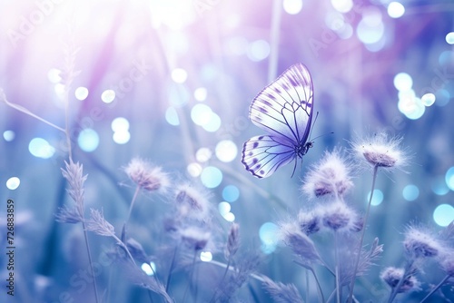 flowers background n butterfly 