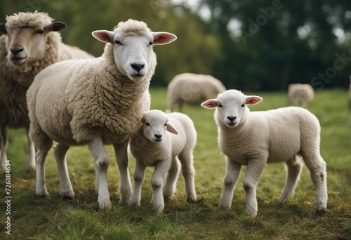 lambs Sheeps rural
