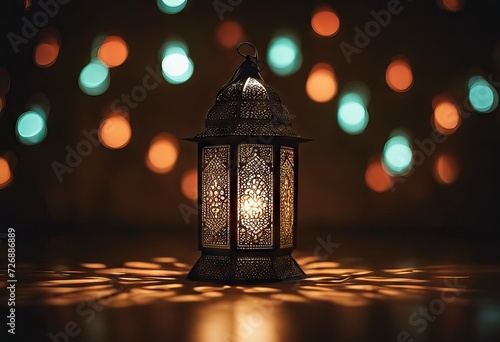 arabesque Lantern mode Ramadan low light background photo