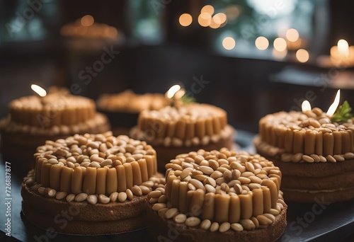 country that Eid cake alFitr indonesia food holidays Peanut kue kacang served often photo