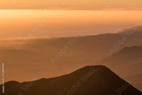 Santa Barbara Mountains, Summit, Fog