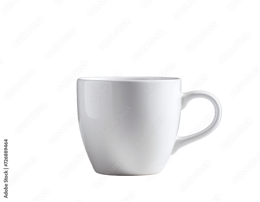 Obraz premium White coffee mug isolated transparent background
