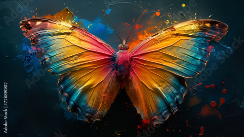 Beautyful and multi color Butterfly