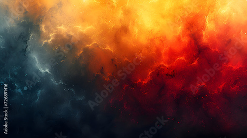 Colorful Cloud Filled With Smoke