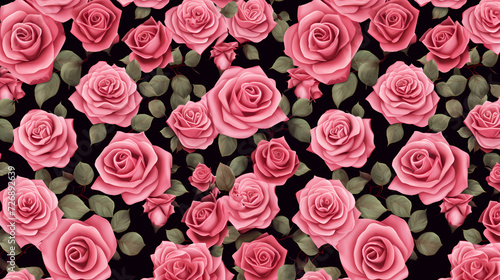 Seamless flower background  colorful flower background