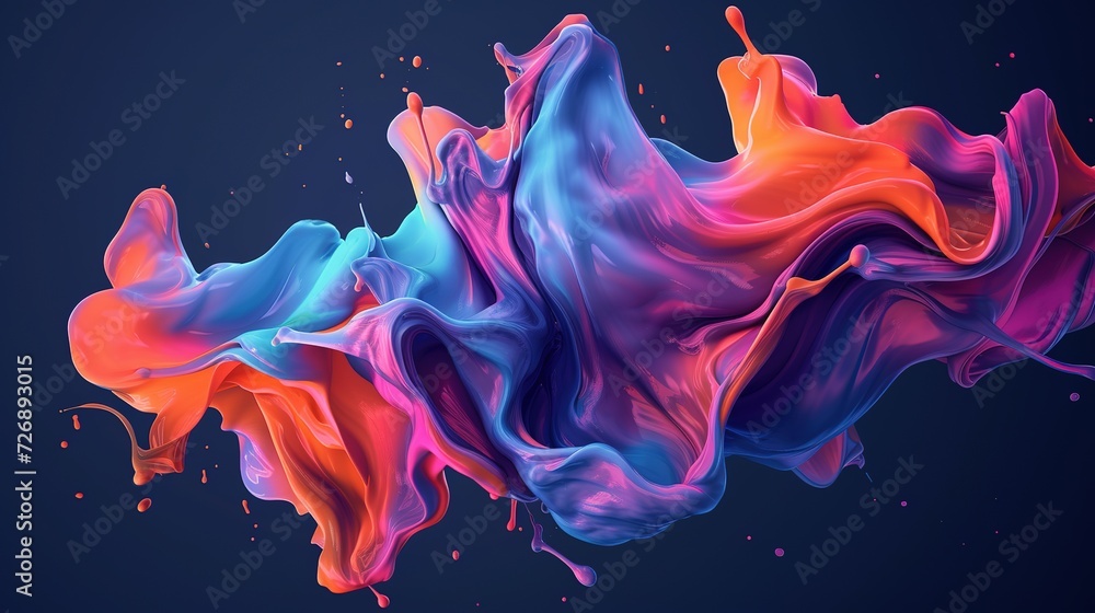 Fluid blob organic shapes vector abstract design. Abstract forms for paint liquid silhouette drop in modern style Fluid blob organic shapes vector abstract design. Abstract forms for paint liquid silhouette drop in modern style