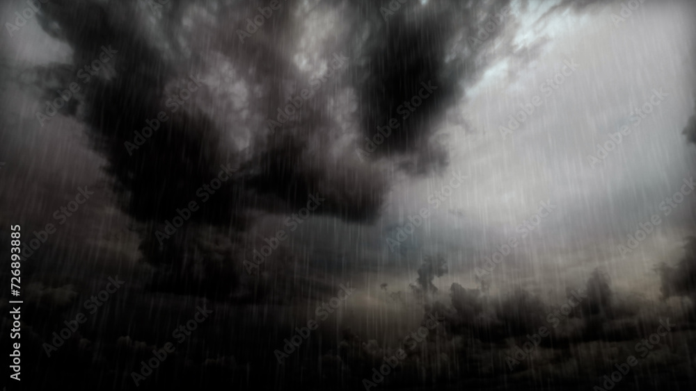 Fototapeta premium bark heavy beautiful storm clouds before the heavy rain - photo of nature