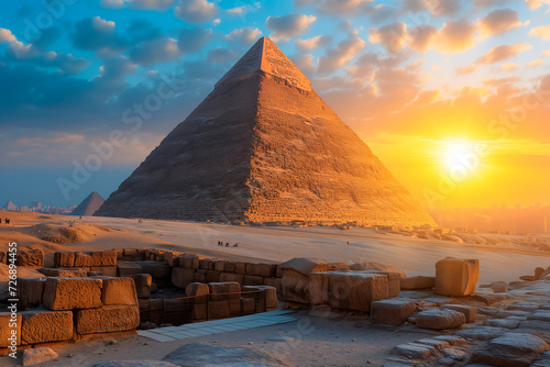 The Eternal Beauty of Egypt at Sunset