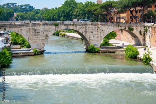 Εκτύπωση καμβά Pons Cestius - Rome - Italy