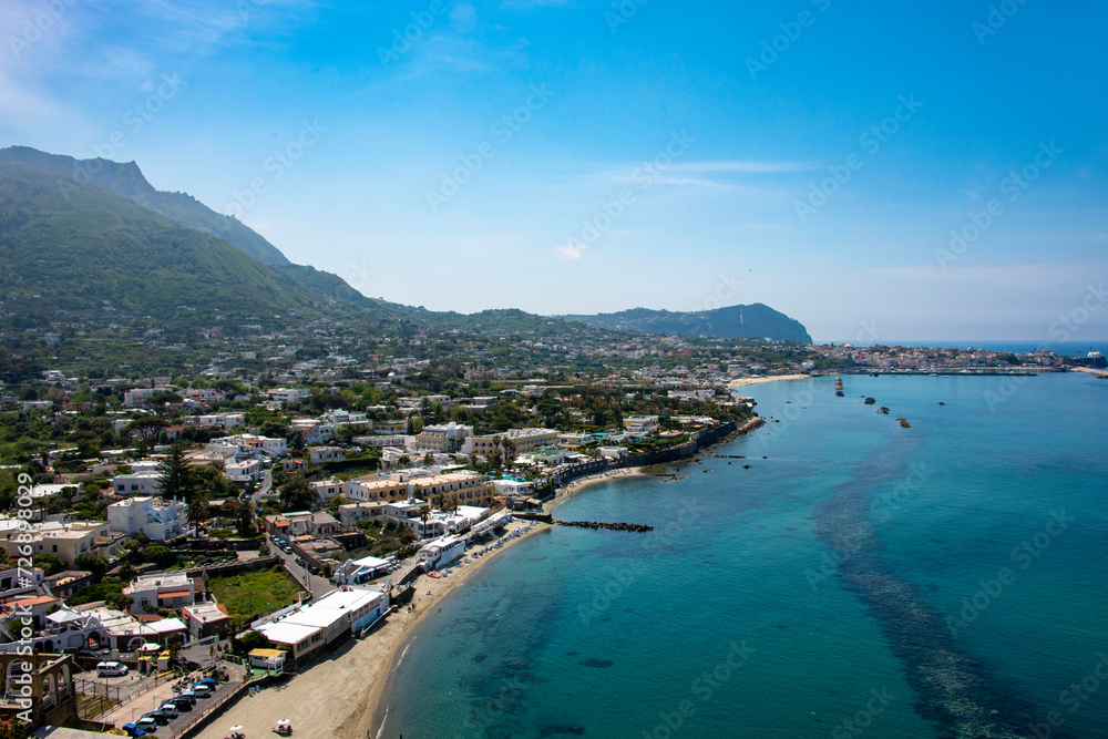 Town of Chiaia on Ischia Island - Italy