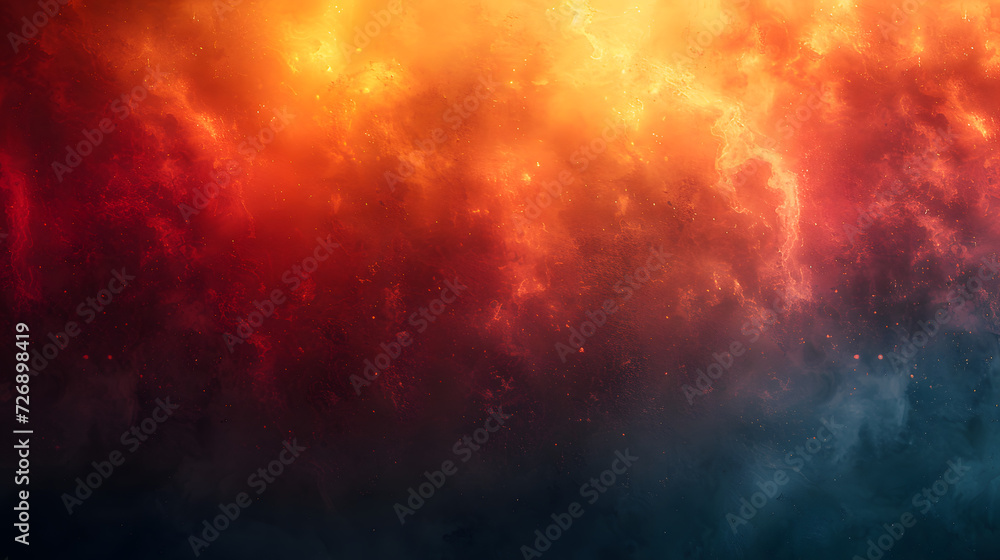 Abstract Background of Red, Yellow and Blue