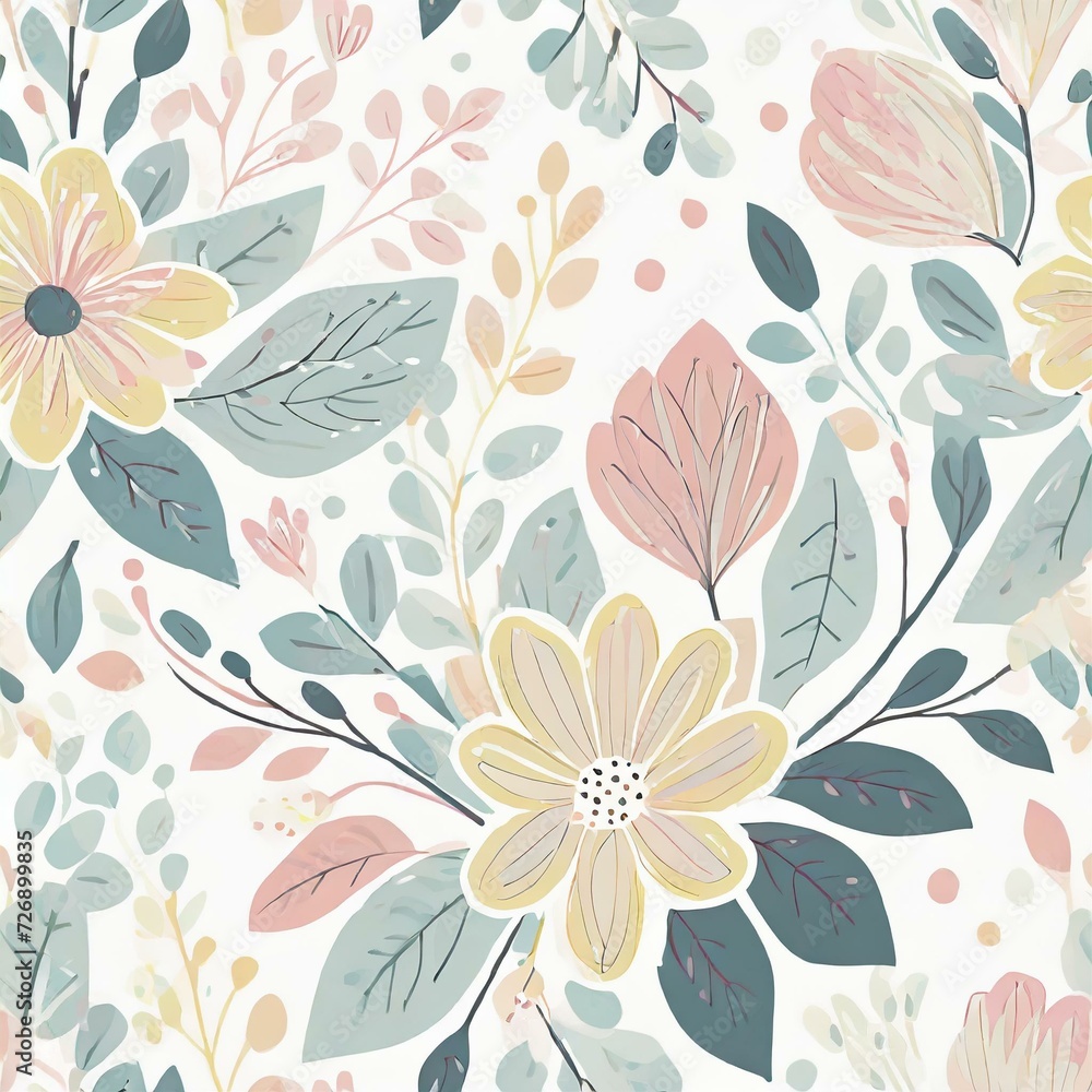 seamless pattern with flowers seamless pattern with flowers