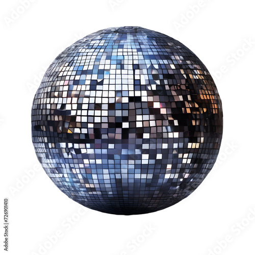 Disco ball isolated on Transparent background