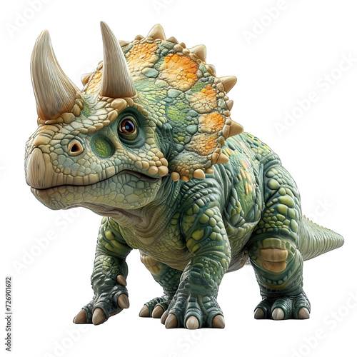 Triceratops Cute Cartoon © Ariestia
