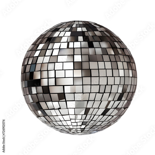 Disco ball isolated on Transparent background 