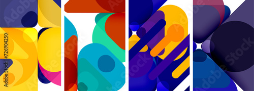 Geometric elements abstract backgrounds for wallpaper, business card, cover, poster, banner, brochure, header, website