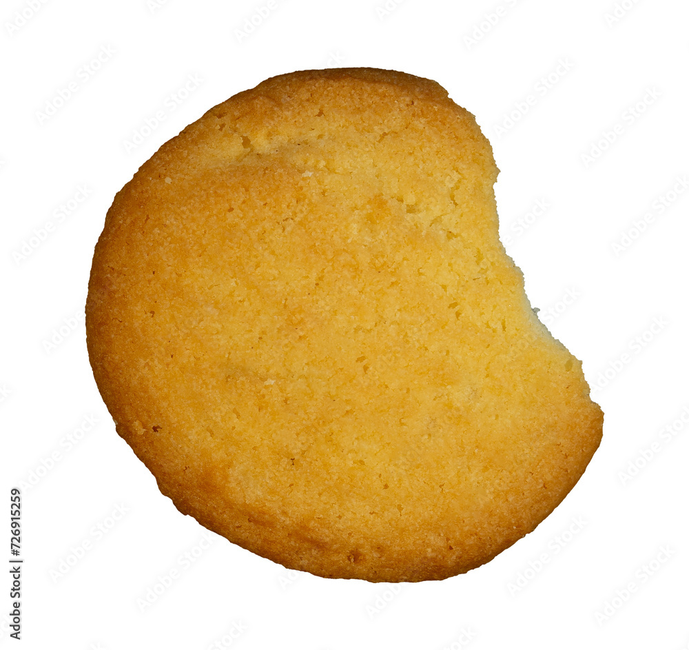 bite of cookie isolated element bite of cookie isolated element