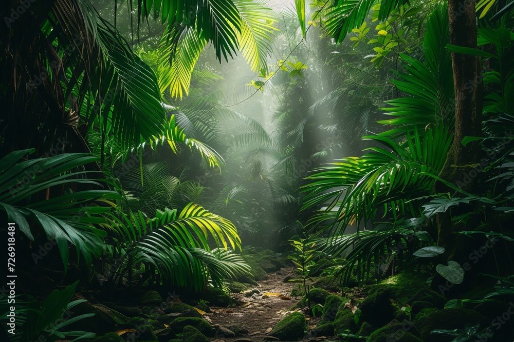 tropical forest in the jungle tropical forest in the jungle