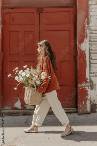 woman in a dress photo