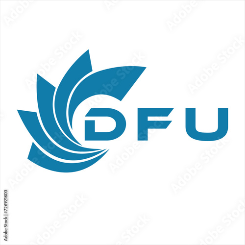 DFU letter design. DFU letter technology logo design on a white background. DFU Monogram logo design for entrepreneur and business photo