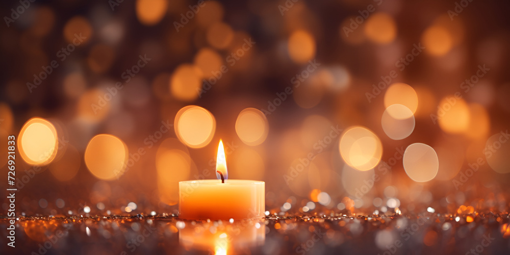  Candlelight And Bokeh Background and wallpaper  