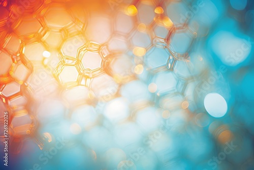 Abstract multicolored background for presentations in the field of medicine or biotechnology