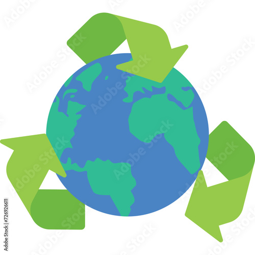 Saving environment save clean planet ecology, Vector illustration design concept in flat style

