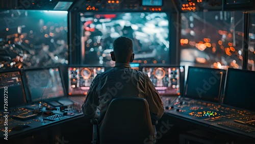 A starship control room photo