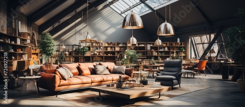 Furniture factory company, furniture concept photo