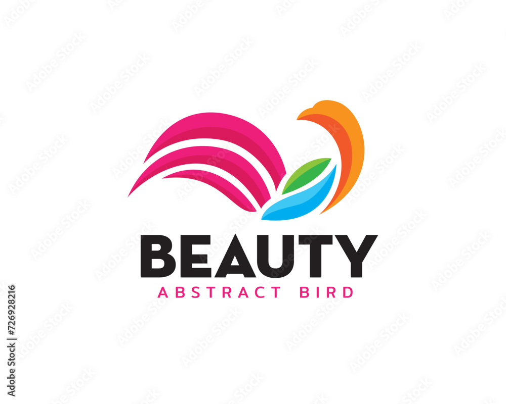 simple color beauty bird logo icon symbol design template illustration inspiration simple color beauty bird logo icon symbol design template illustration inspiration