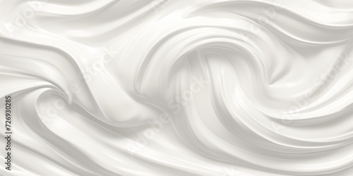 Wavy Lines on a White Canvas Creating an Abstract and Dynamic Pattern