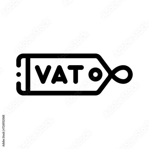 vat line icon