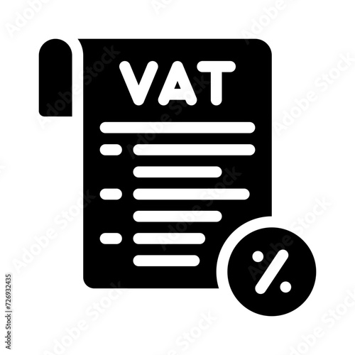 vat glyph icon