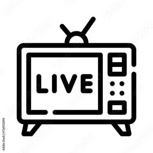 television line icon