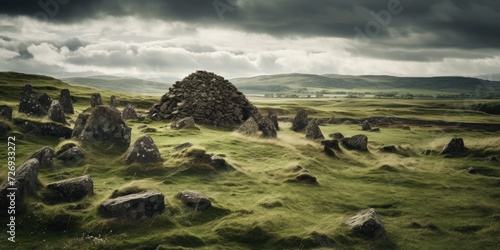 poignant image of Viking tombs © Tomi adi kartika