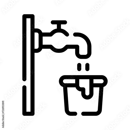 faucet line icon