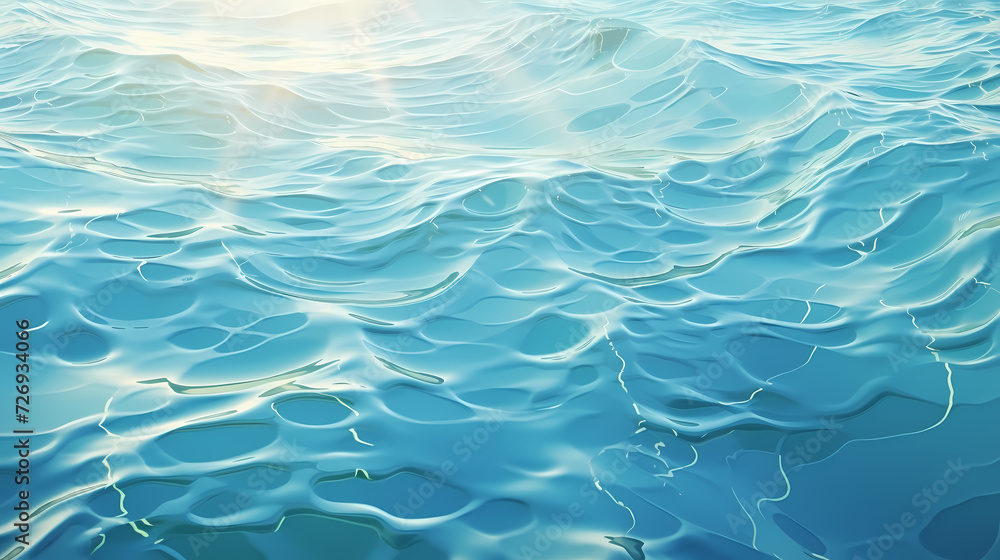 Aerial view of beautiful beach, simple, calm composition in clear blue Aerial view of beautiful beach, simple, calm composition in clear blue