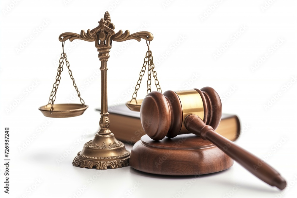 Legal battle justice statue judge gavel wooden table copy space Legal battle justice statue judge gavel wooden table copy space