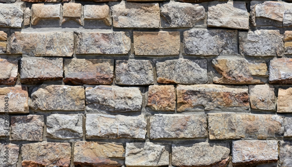 A seamless texture of rock walling material. A stone veneer that is applied to the walls of buildings A seamless texture of rock walling material. A stone veneer that is applied to the walls of buildings