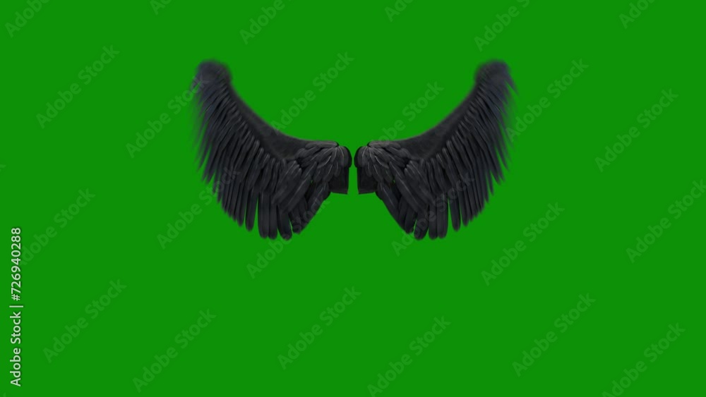 Angel wings high Resolution effects video green screen 4k, Easy ...