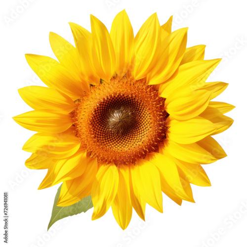 sunflower on transparency background PNG © Sim