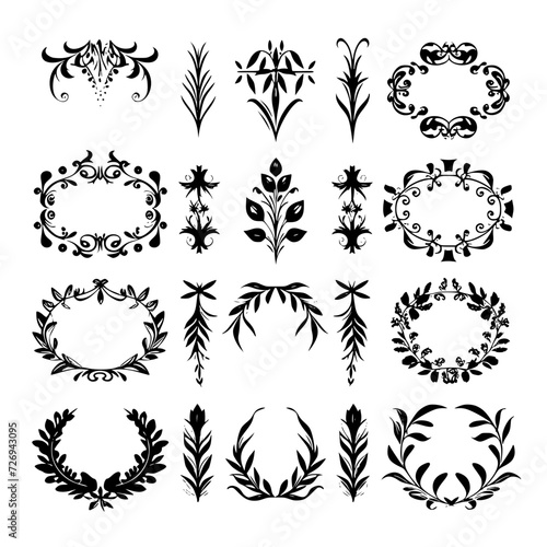 wreath svg, wreath png, wreath frame, frame svg, frame illustration, wreath illustration, frame, vector, vintage, floral, design, decoration, pattern, ornament, border, illustration, flower, ornate, © 3295730