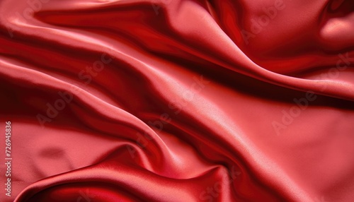 Red satin texture Background