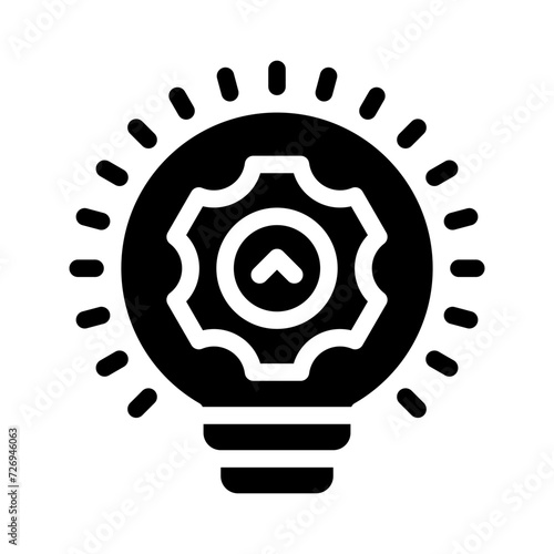 innovation glyph icon